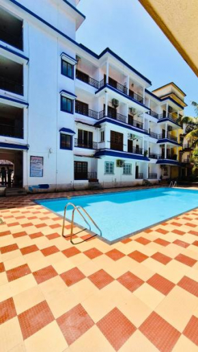2bhk flat 1bathroom Candolim